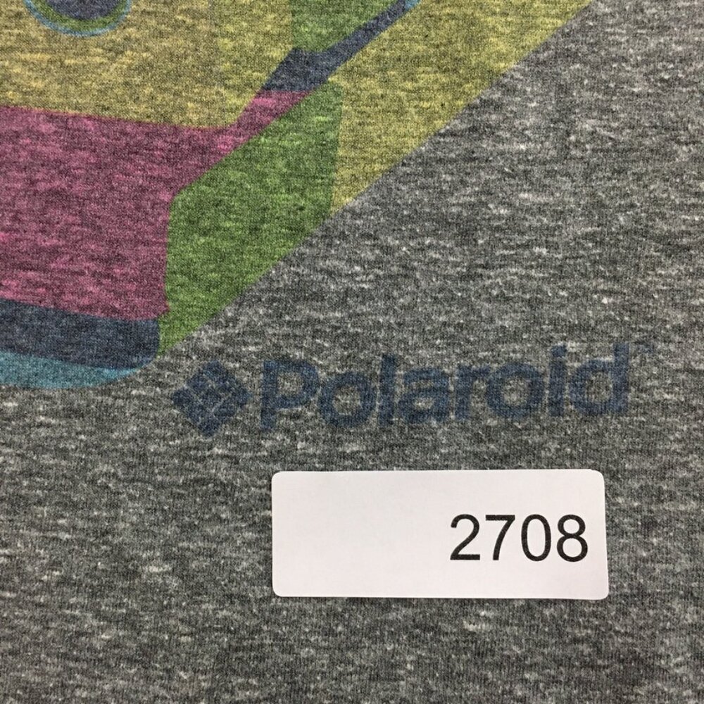 ALTRU Polaroid Graphic T-Shirt Gray Womens Small Crew Neck - Picture 15 of 15